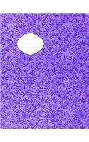 Violet Floral Notebook