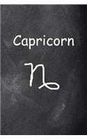 2019 Weekly Planner Capricorn Symbol Zodiac Sign Horoscope Chalkboard 134 Pages: (Notebook, Diary, Blank Book)(2019 Planners Calendars Organizers Datebooks Appointment Books Agendas)
