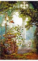 Journal: Bird in Garden: Lined Journal, 120 Pages, 5.5 x 8.5, Soft Cover, Matte Finish(4 Bird Journals)