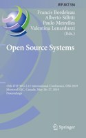 Open Source Systems: 15th IFIP WG 2.13 International Conference, OSS 2019, Montreal, QC, Canada, May 26–27, 2019, Proceedings(556 IFIP Advances in Information and Communication Technology)