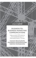 Business-To-Business Marketing Communications