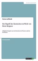 Der Begriff des Komischen im Werk von Henri Bergson