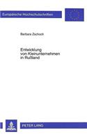 Entwicklung Von Kleinunternehmen in Rußland