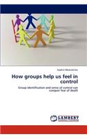 How groups help us feel in control