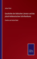 Geschichte der biblischen Literatur und des jüdsch-hellenistischen Schriftenthums