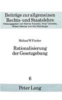 Rationalisierung der Gesetzgebung