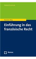 Einfuhrung in Das Franzosische Recht