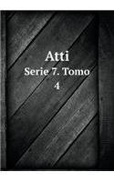 Atti Serie 7. Tomo 4