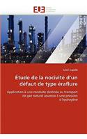 Étude de la nocivité d un défaut de type éraflure