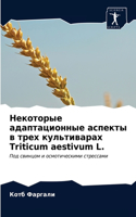 Некоторые адаптационные аспекты в трех ку