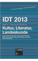 IDT 2013 Band 3.1 Kultur, Literatur, Landeskunde