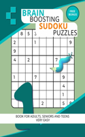 Brain Boosting Sudoku Puzzles: Book for Adults, Seniors And Teens Very Easy