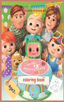 COCOMELON Coloring Book: age 3+