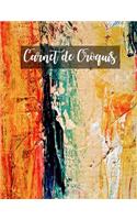 Carnet de Croquis: Pages vierges de carnet de croquis pour le dessin, la peinture, l'écriture, le croquis ou le griffonnage pour les artistes, les enseignants, les adu