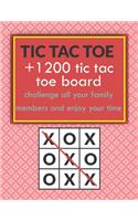 TIC TAC TOE +1200 tic tac toe board