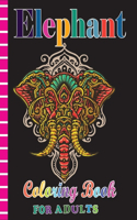 Elephant Coloring Book for Adults: Easy Activity Book for Boys, Girls with Super Quality Image