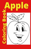 Apple Coloring Book: Kids for Ages 4-8