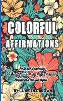 Colorful Affirmations Embrace Positivity