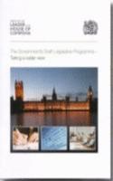 The Government's draft legislative programme
