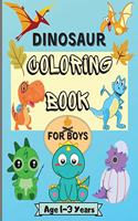 Dinosaur Coloring Book for Boys Ages 1-3 Years