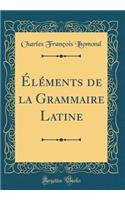 Éléments de la Grammaire Latine (Classic Reprint)