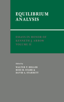 Essays in Honor of Kenneth J. Arrow: Volume 2, Equilibrium Analysis