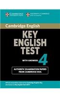 Cambridge Key English Test 4 Student's Book with Answers: (KET Practice Tests)