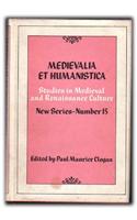 Medievalia Et Humanistica, No.15