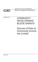 Community Development Block Grants