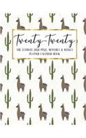 Twenty - Twenty The Ultimate 2020 Pixel Monthly & Weekly Planner Calendar Book