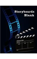 Storyboards Blank: Sketchbook Template Pages for Storytelling Layouts 200 Pages with 9 boxes Story Board Frames on 8.5 inch by 11inch Story board for Directors