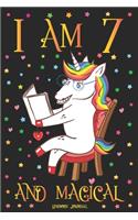 Unicorn Journal I am 7 and Magical