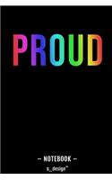 Sexy LGBT Gay Life Pride Community Human Rights Tolerance Notebook