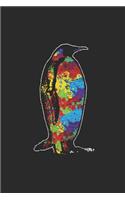 Penguin Color Splash: Penguins Notebook, Dotted Bullet (6 x 9 - 120 pages) Animal Themed Notebook for Daily Journal, Diary, and Gift