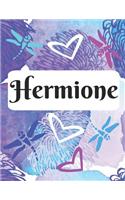 Hermione: Personalized Name Journal with Blank Lined Paper