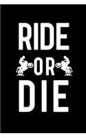 Ride or Die: Notebook to Write in for Father's Day, father's day gifts motorcycle lover, motorcycle journal, motorcycle notebook, motorcycle gifts for dad, Motor