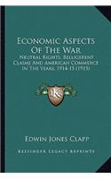 Economic Aspects Of The War