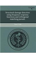 Structural Damage Detection Using Frequency Response Functions and Orthogonal Matching Pursuit
