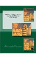 Physics Worksheets for Substitute Teachers