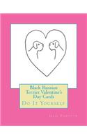 Black Russian Terrier Valentine's Day Cards: Do It Yourself