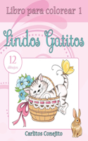 Libro para colorear Lindos Gatitos