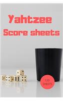 Yahtzee Scores Sheets