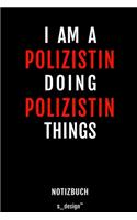 Notizbuch für Polizisten / Polizist / Polizistin: Originelle Geschenk-Idee [120 Seiten weisses blanko Papier]