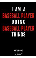 Notebook for Baseball Players / Baseball Player