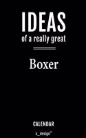 Calendar for Boxers / Boxer