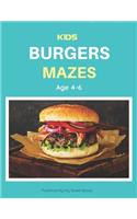 Kids Burger Mazes Age 4-6