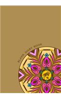 Blank Diary book: 7 x 10, 100 Pages, Unique Mandala Designs for Cover, Blank book, Recipe, Planner, Journal to Write in Classic Notebook Ruled Diary for Men Women Wri