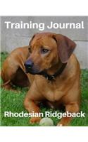 Training Journal Rhodesian Ridgeback