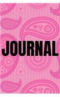 Paisley Background Lined Writing Journal Vol. 21