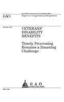 Veterans' disability benefits